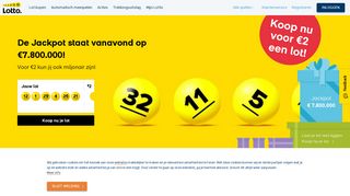 
                            5. Lotto – Speel mee met de bekendste loterij van Nederland! | Lotto