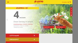 
                            2. LOTTO und Co online spielen | saartoto.de