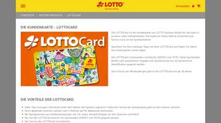 
                            11. LOTTOCard - die Kundenkarte von LOTTO - LOTTO Sachsen-Anhalt