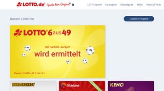 
                            9. LOTTO.de: LOTTO 6aus49 und Eurojackpot spielen