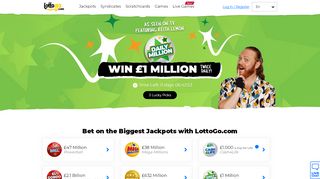 
                            4. LottoGo.com | Bet on the World's Biggest Jackpots