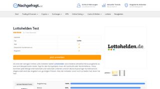 
                            3. Lottohelden Erfahrungen +++ Die Wahrheit über den Trend 2019