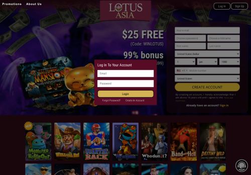 
                            5. Lotus Asia Casino | Login | en-US