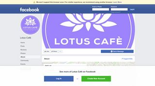 
                            11. Lotus Cafè - About | Facebook