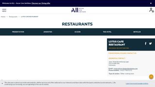 
                            9. LOTUS CAFE RESTAURANT BINTAN - Restaurants by AccorHotels