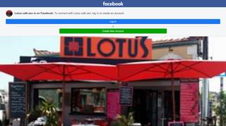 
                            4. Lotus café zen - Home | Facebook