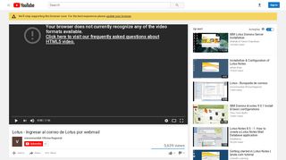 
                            7. Lotus - Ingresar al correo de Lotus por webmail - YouTube