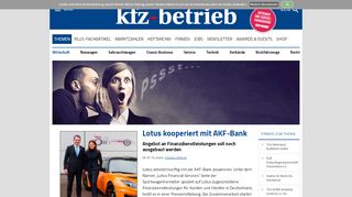 
                            13. Lotus kooperiert mit AKF-Bank