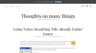 
                            5. Lotus Notes: Resolving 