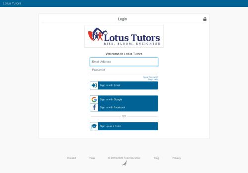 
                            11. Lotus Tutors Login - TutorCruncher