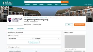 
                            9. Loughborough University - Courses, Fees, Entry criteria, Admissions ...