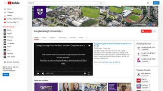 
                            6. Loughborough University - YouTube