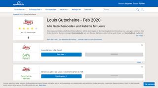 
                            10. Louis Gutscheincode | 5€ Rabatt | Jetzt sparen! | SPARWELT