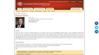 
                            6. Louis P. Nau - Canandaigua National Bank & Trust