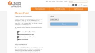 
                            13. Louisiana Healthcare Connections Care Portal for Members | Login ...