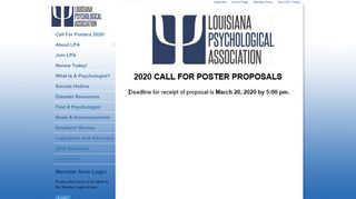 
                            11. Louisiana Psychological Association - Home