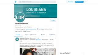 
                            12. Louisiana Revenue (@larevenue) | Twitter