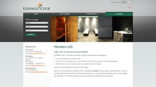 
                            2. LOUNGE CLUB™ - Members Info