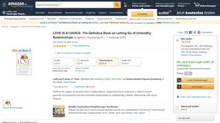 
                            13. LOVE IS A CHOICE: The Definitive Book on Letting Go of Unhealthy ...
