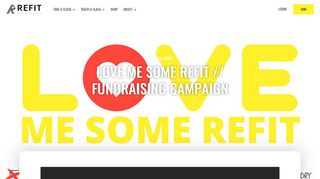 
                            13. LOVE ME SOME REFIT // FUNDRAISING CAMPAIGN - REFIT