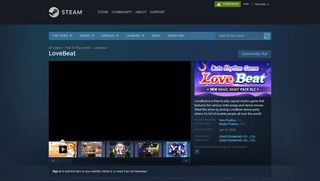 
                            13. LoveBeat on Steam