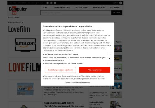 
                            7. Lovefilm | Alle wichtigen Infos - COMPUTER BILD