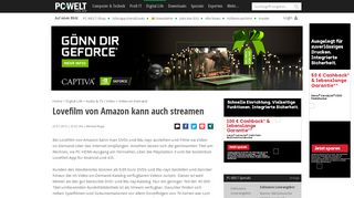 
                            6. Lovefilm von Amazon kann auch streamen - PC-WELT