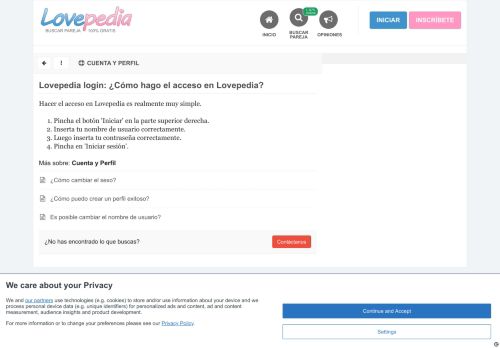 
                            6. Lovepedia login: ¿Cómo hago el acceso en Lovepedia? • Lovepedia