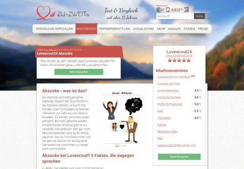 
                            8. Lovescout24 Abzocke - was ist dran? - ZU-ZWEIT.de