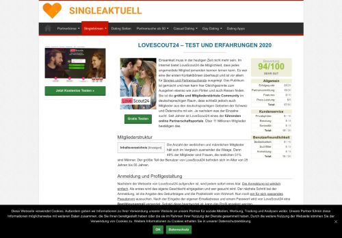 
                            9. LoveScout24 im Test 2019: Details, Kosten & Erfahrungen