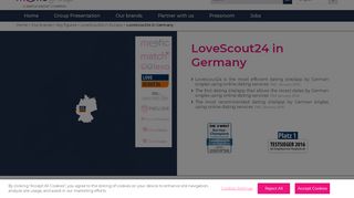 
                            8. LoveScout24 in Germany | Meetic group