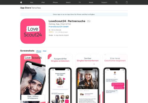 
                            7. LoveScout24 Partnersuche im App Store - iTunes - Apple