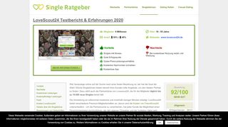 
                            13. LoveScout24 Test Februar 2019: Erfahrungen & Bewertungen