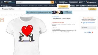 
                            11. Loving Penguin T-Shirt - XX-Large Damen: Amazon.de: Bekleidung