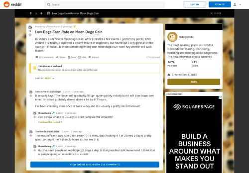 
                            7. Low Doge Earn Rate on Moon Doge Coin : dogecoin - Reddit