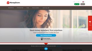 
                            3. Low fees and great exchange rates - MoneyGram Online