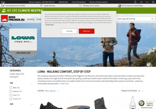 
                            11. Lowa Boots & Shoes | Lowa Footwear Online Shop | Bergfreunde.eu