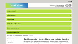 
                            9. Löwenportal: ich will wissen!