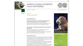 
                            1. Löwenportal - Martin-Luther-Universität Halle-Wittenberg