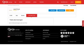
                            10. Lowongan di Latis Privat | Qerja