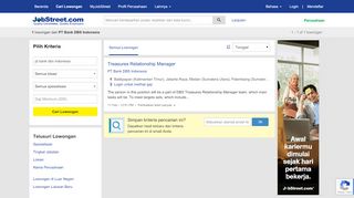 
                            5. Lowongan di PT Bank DBS Indonesia, Pekerjaan | JobStreet.co.id