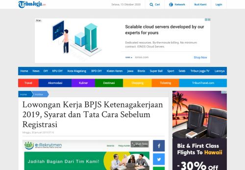 
                            8. Lowongan Kerja BPJS Ketenagakerjaan 2019, Syarat dan Tata Cara ...