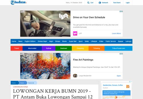 
                            13. LOWONGAN KERJA BUMN 2019 - PT Antam Buka Lowongan ...