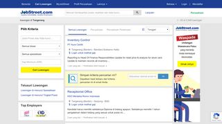 
                            8. Lowongan Kerja di Tangerang, Pekerjaan | JobStreet.co.id