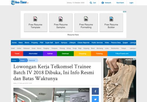 
                            11. Lowongan Kerja Telkomsel Trainee Batch IV 2018 Dibuka, Ini Info ...