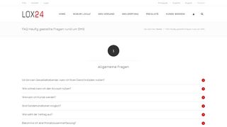 
                            4. LOX24 – FAQ Häufig gestellte Fragen rund um SMS