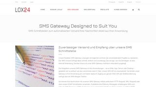 
                            5. LOX24 – SMS Gateway aus Deutschland mit http,xml und soap SMS-API