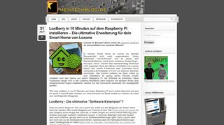 
                            5. LoxBerry in 10 Minuten auf dem Raspberry Pi installieren – Die ...