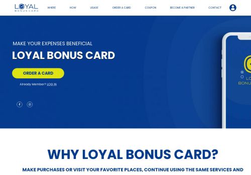 
                            12. Loyal Bonus Card | Home