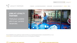 
                            3. Loyalty Partner: Jobs